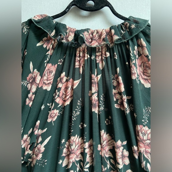 Free People Feeling Groovy Floral Maxi Dress Sz XS - Picture 5 of 15